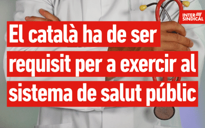 El català ha de ser requisit per a exercir al sistema de salut públic