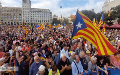 La Intersindical participa de l’acte unitari de l’1 d’Octubre