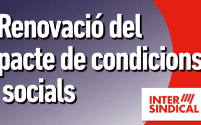 Renovació del pacte de condicions socials