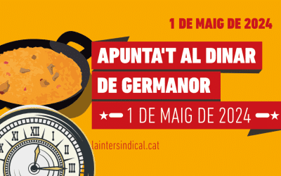 Inscripció al dinar del 1r de Maig de 2024