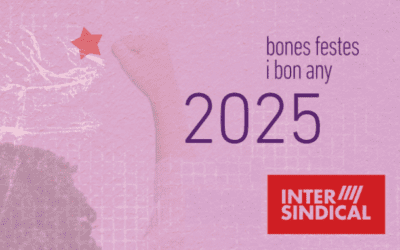 La Intersindical us desitja unes bones festes!