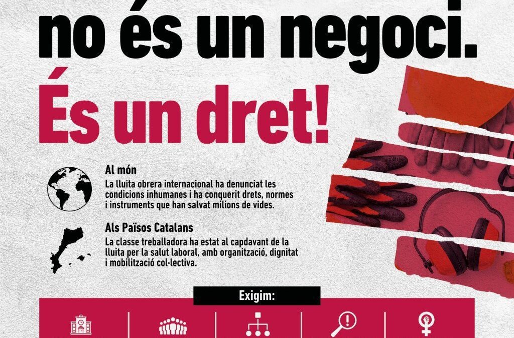 28 d’abril: la salut no és negoci — és un dret que hem arrencat lluitant