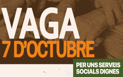 Convocatòria de Vaga del Sector Social del 7 d’ocubre