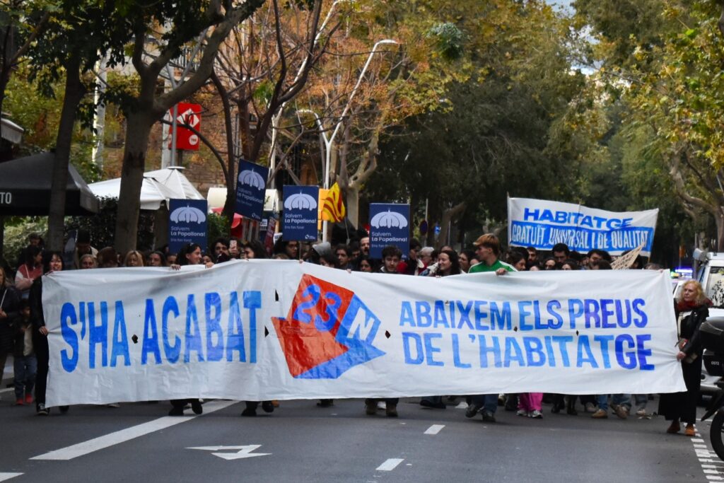 Vaga general contra l'augment del cost de la vida i l'habitatge.