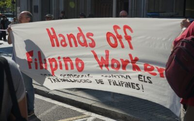 Signa contra la persecució del moviment sindical a Filipines!
