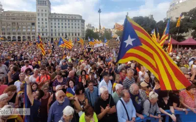 La Intersindical participa de l’acte unitari de l’1 d’Octubre