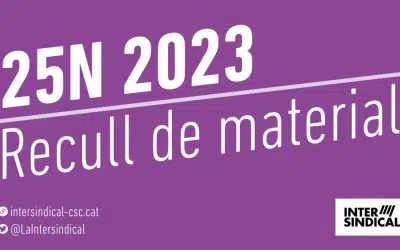 25 de novembre de 2023 – Recull de material