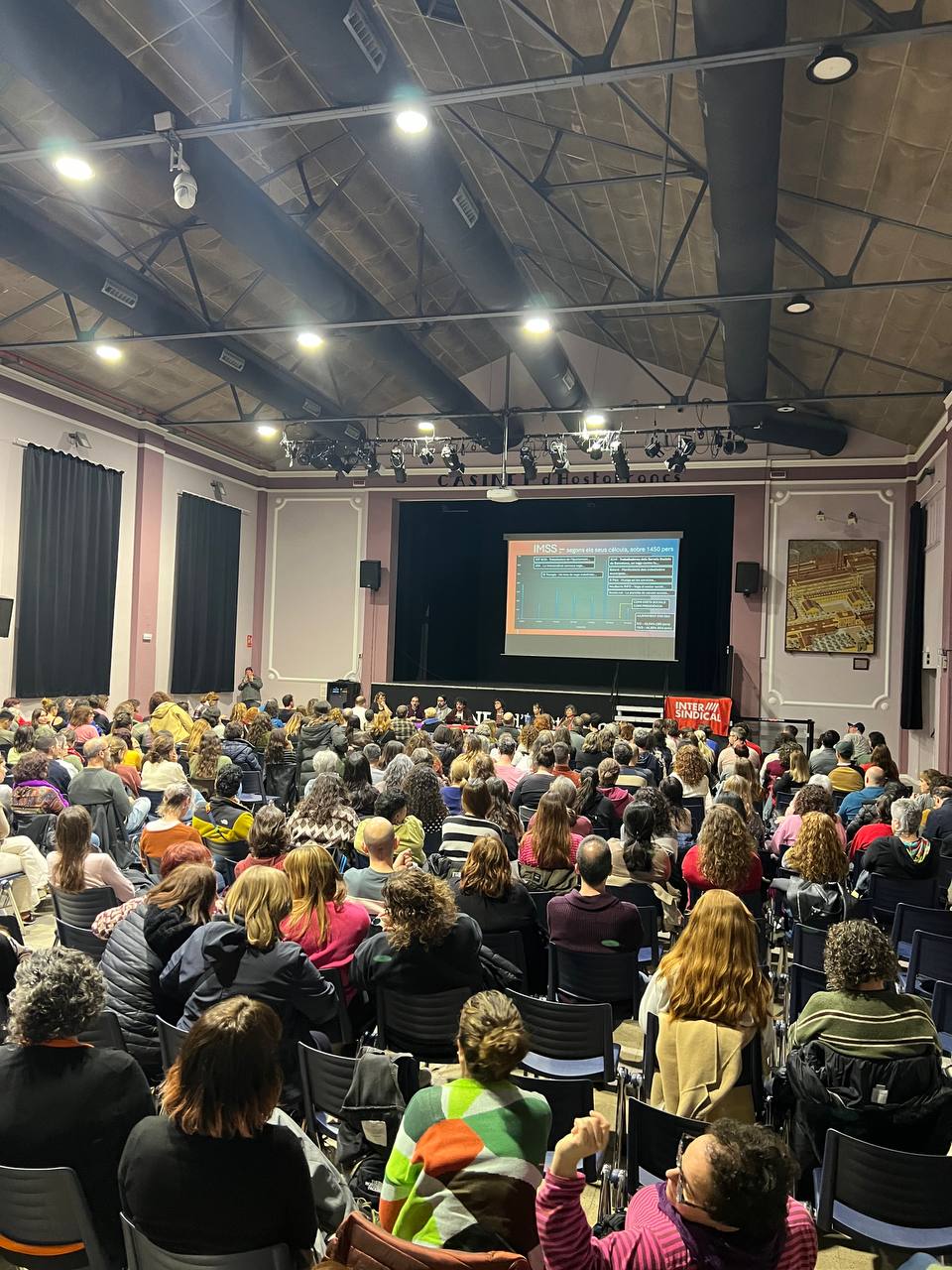Assemblea de treballadors de l'Ajuntament de Barcelona